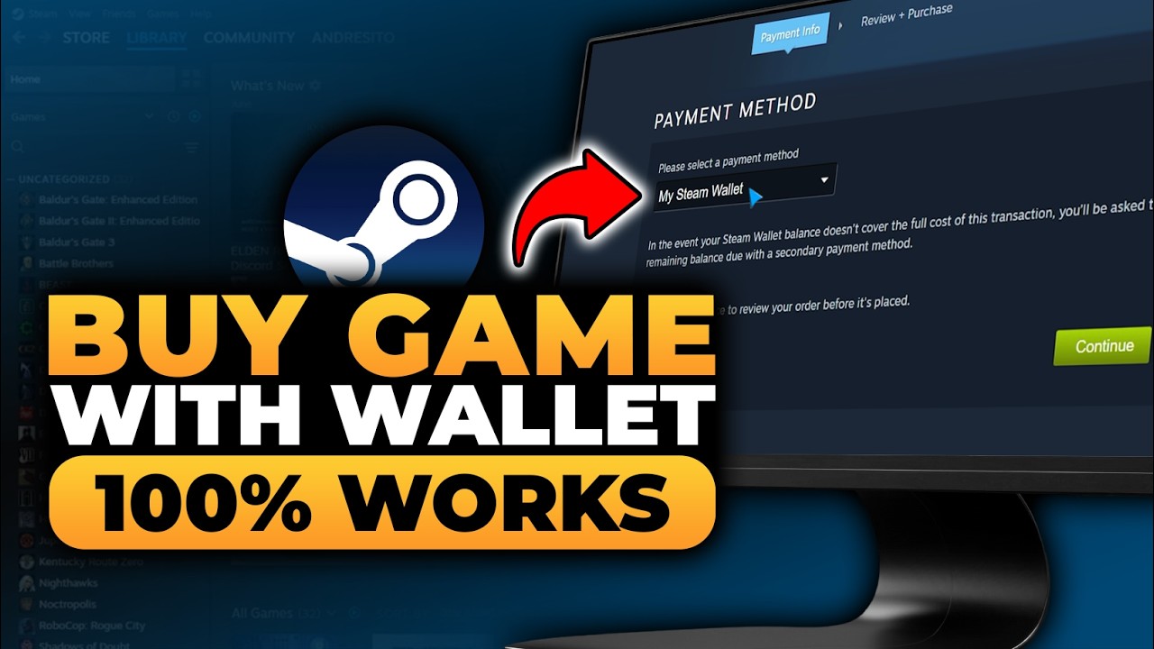How To Buy a Game With Steam Wallet (𝟮𝟬𝟮𝟲) | 100% WORKS | NO Yapping, To The Point! | FAST & EASY