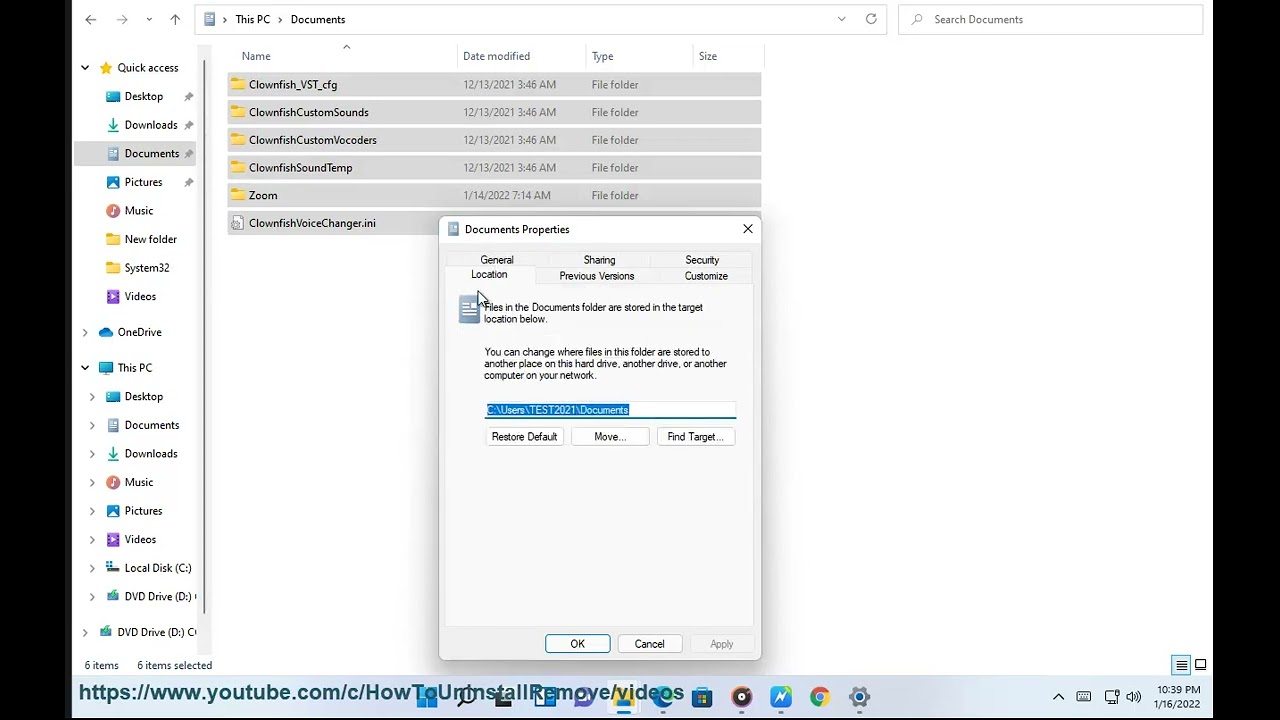 Move User Profile to another Drive in Windows 11/10