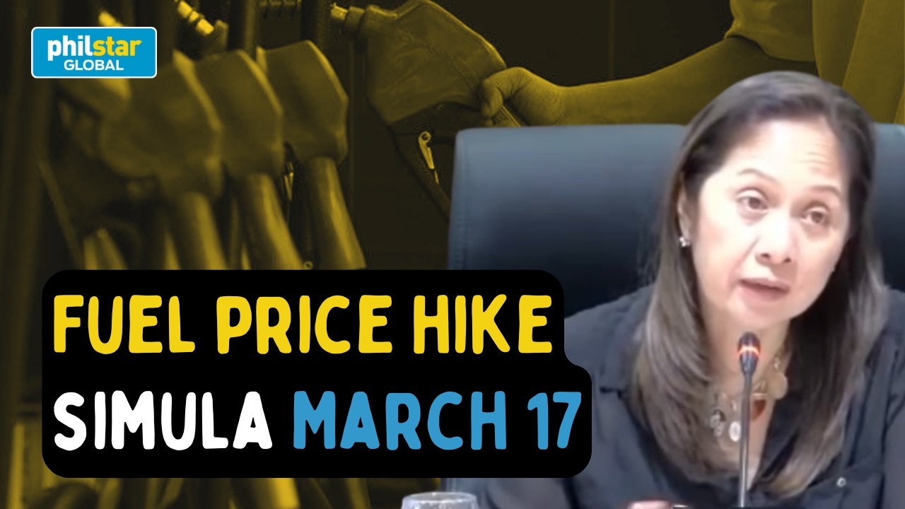 Fuel price hike simula March 17, inanunsyo ng Department of Energy
