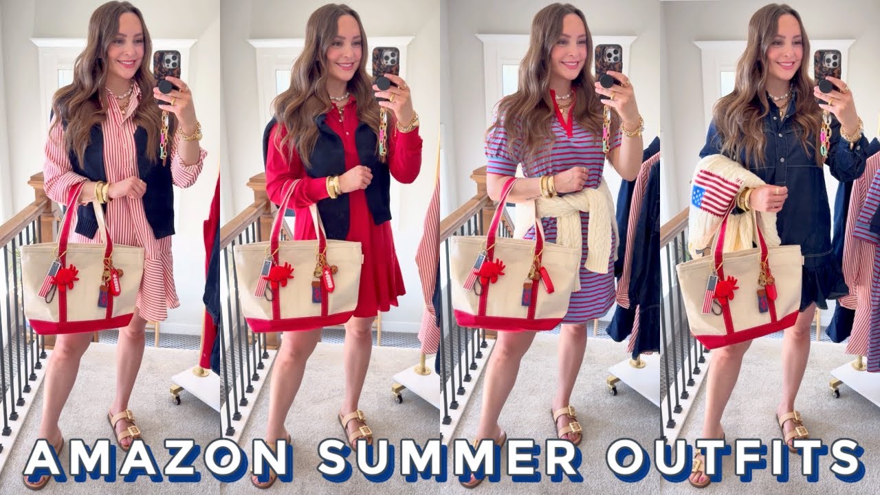 AMAZON SUMMER CLOTHING HAUL! 2025 | Summer Dresses, Bags + More!