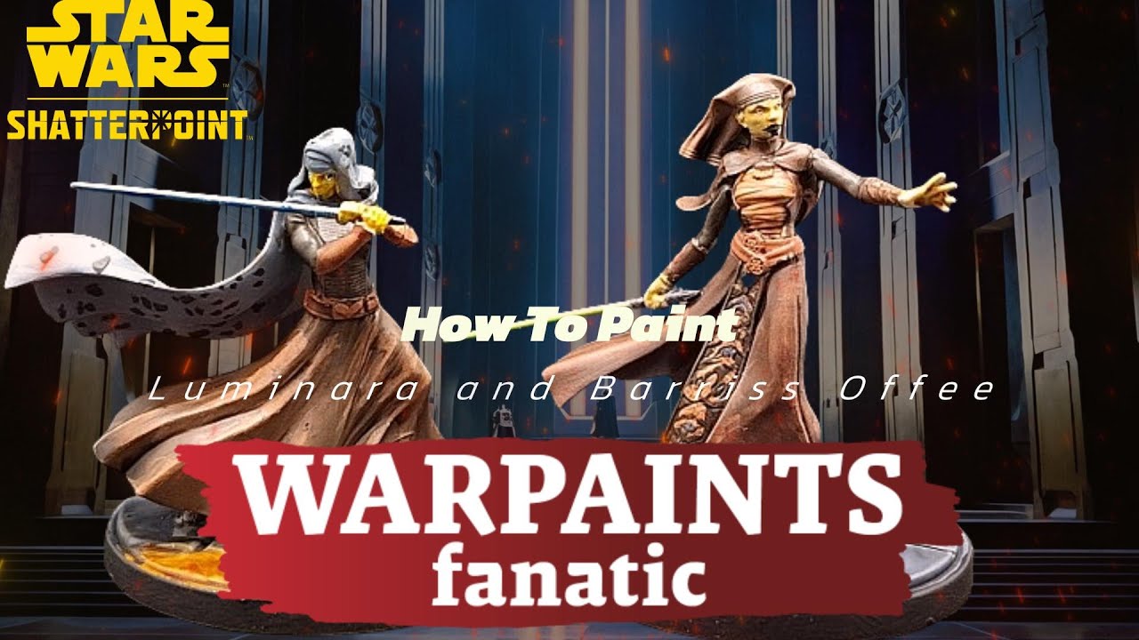 Happy Star Wars Day! Let's Paint Luminara and Barriss Offee