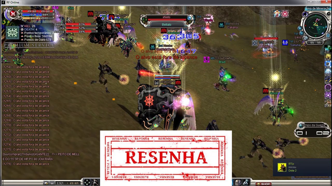 ChumbO RF online 4game servidor OMEGA acc striker