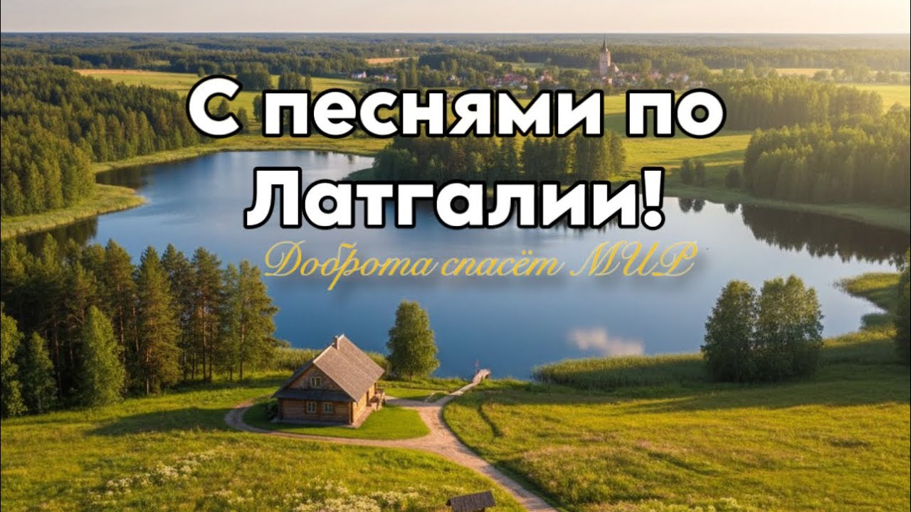 С песней по Латгалии! 🎶🧡