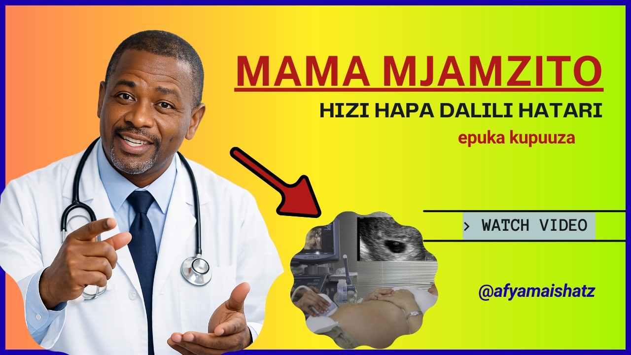 Dalili hatari kwa mama mjamzito ni hizi, usipuuze!