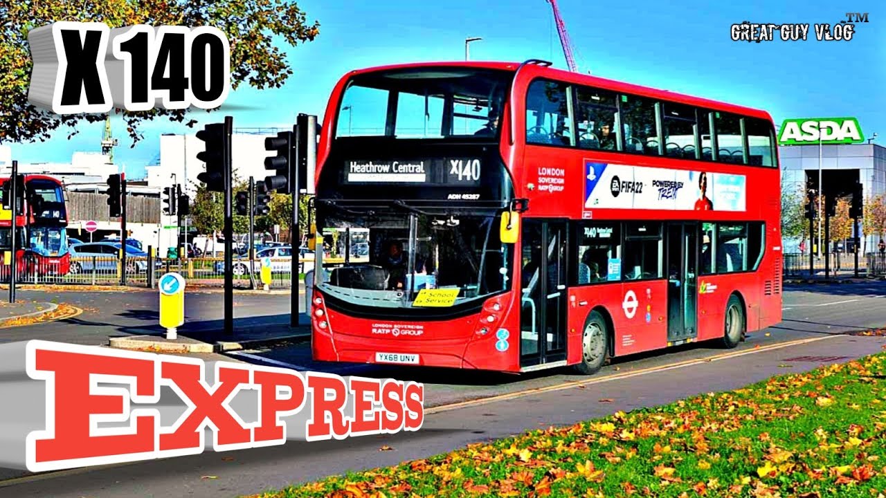 🇬🇧London Bus🚌Ride||Bus No x140 Harrow to Heathrow Airport||London Double Decker Bus||Great Guy Vlog