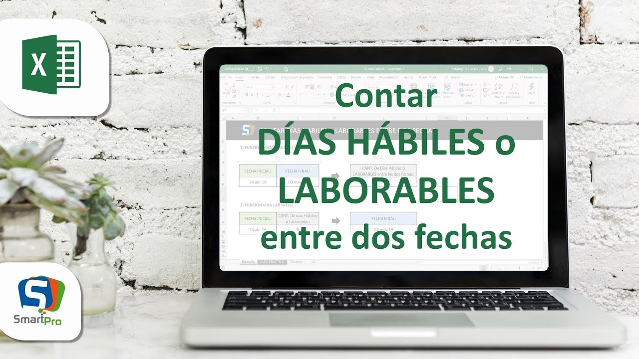 Contar días Hábiles o Laborables entre dos fechas en EXCEL - SMARTpro Academy