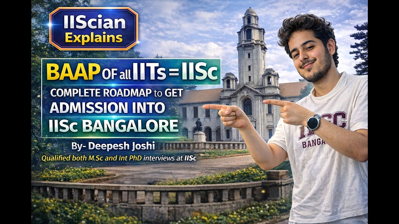 HOW TO GET ADMISSION INTO IISc BANGALORE FOR M.Sc and IPHD ? FULL ROADMAP AFTER JAM AND GATE RESULTS