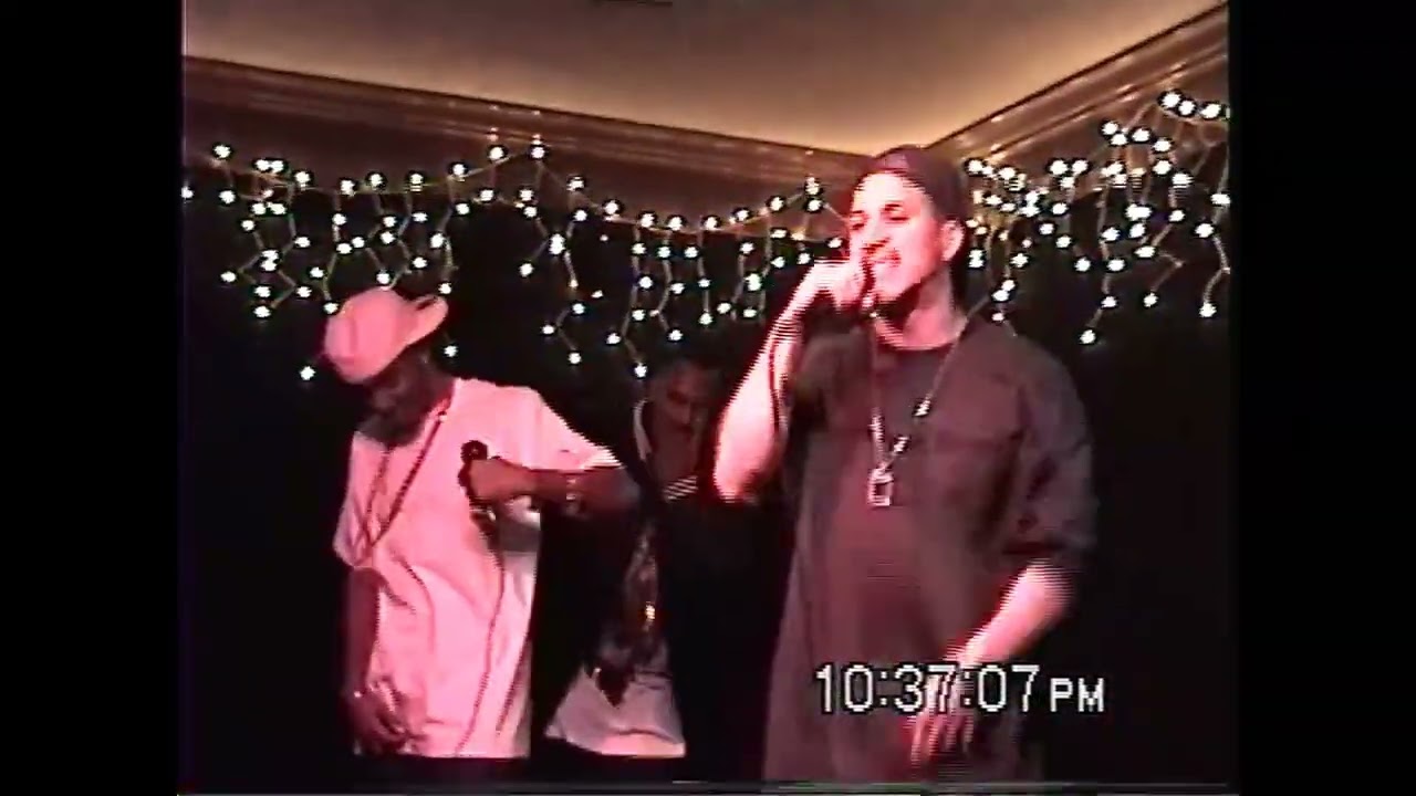 Mr. Swerve, C-Money, Milli Gunnz performing on stage at Liquid Zoo, Van Nuys, CA