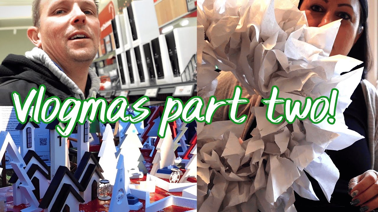 VLOGMAS ЧАСТЬ ВТОРАЯ | Рождество в Lidl. Делаем рождественский венок!
