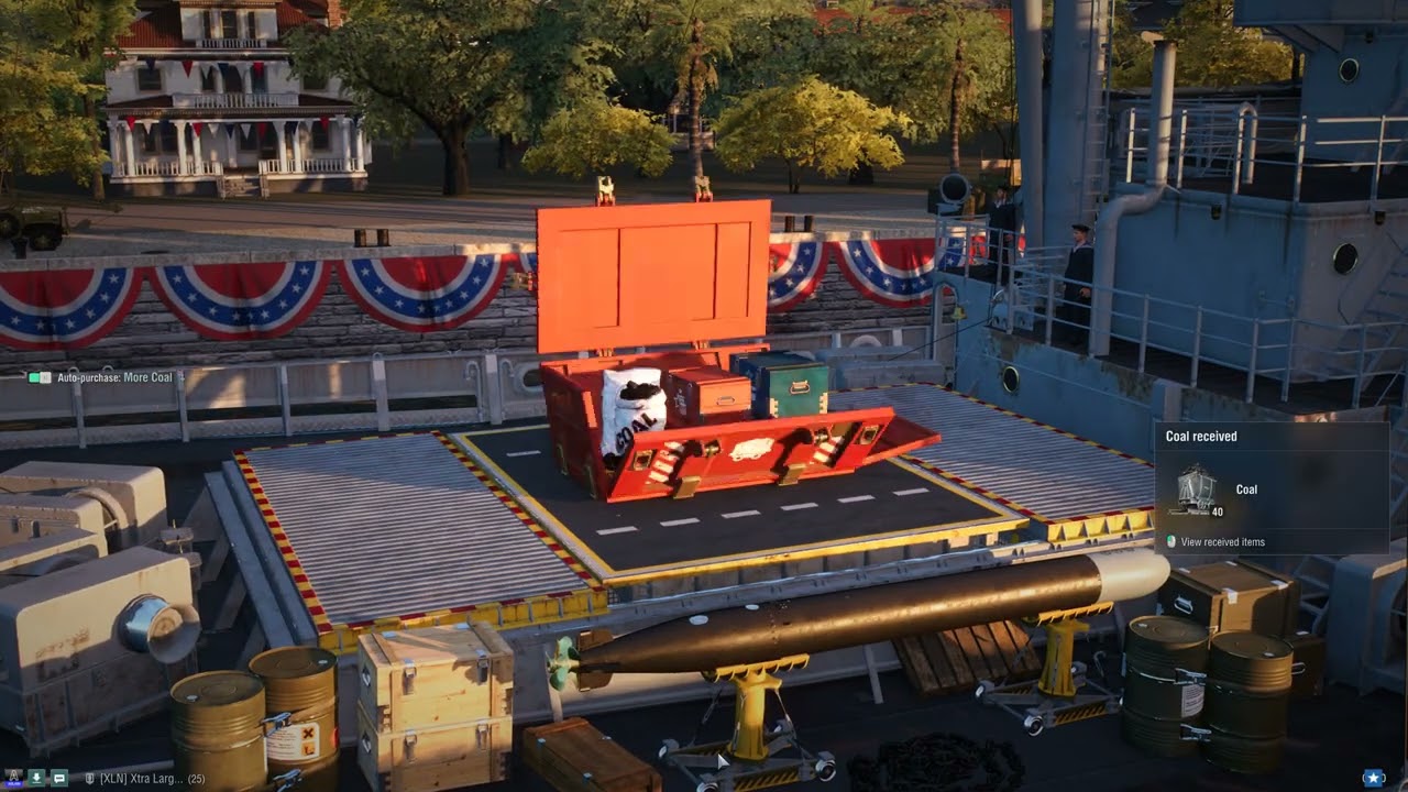 opening several container with a premium tier 8 ship World of Warships 2025