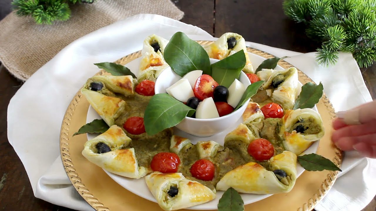 STELLA DI PASTA SFOGLIA, l'antipasto natalizio che si prepara in 5 minuti- centrotavola natalizio