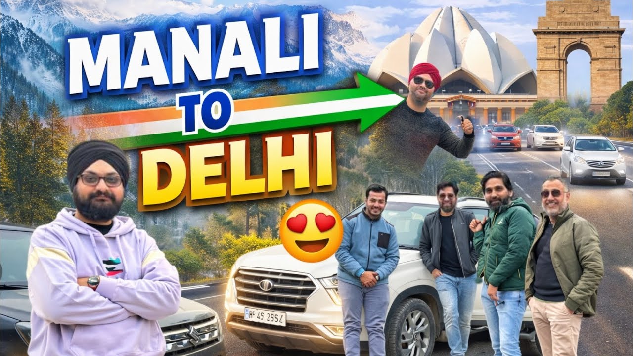 Manali Hadimba Devi Temple 🛕 Se Nikal Pade Delhi Ke Liye 🥲 Manali To Delhi Roadtrip 2026✨