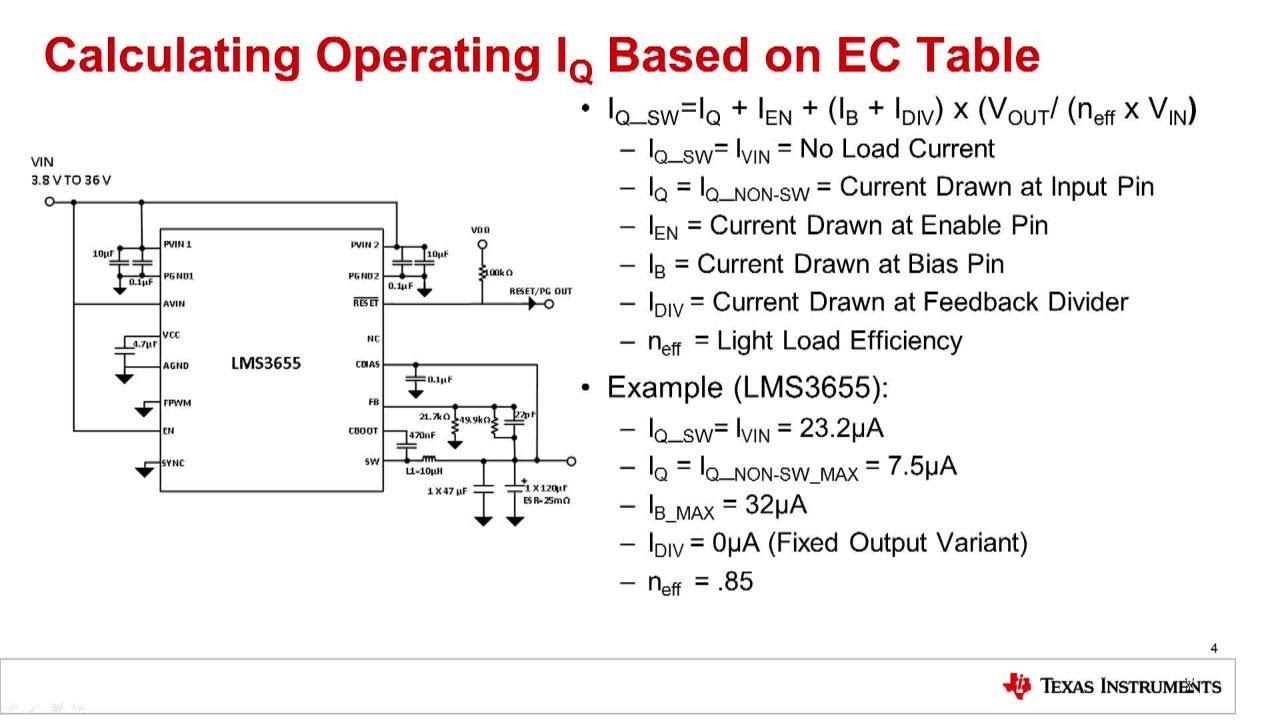 Introduction to Buck Converters: Understanding Quiescent Current Specifications