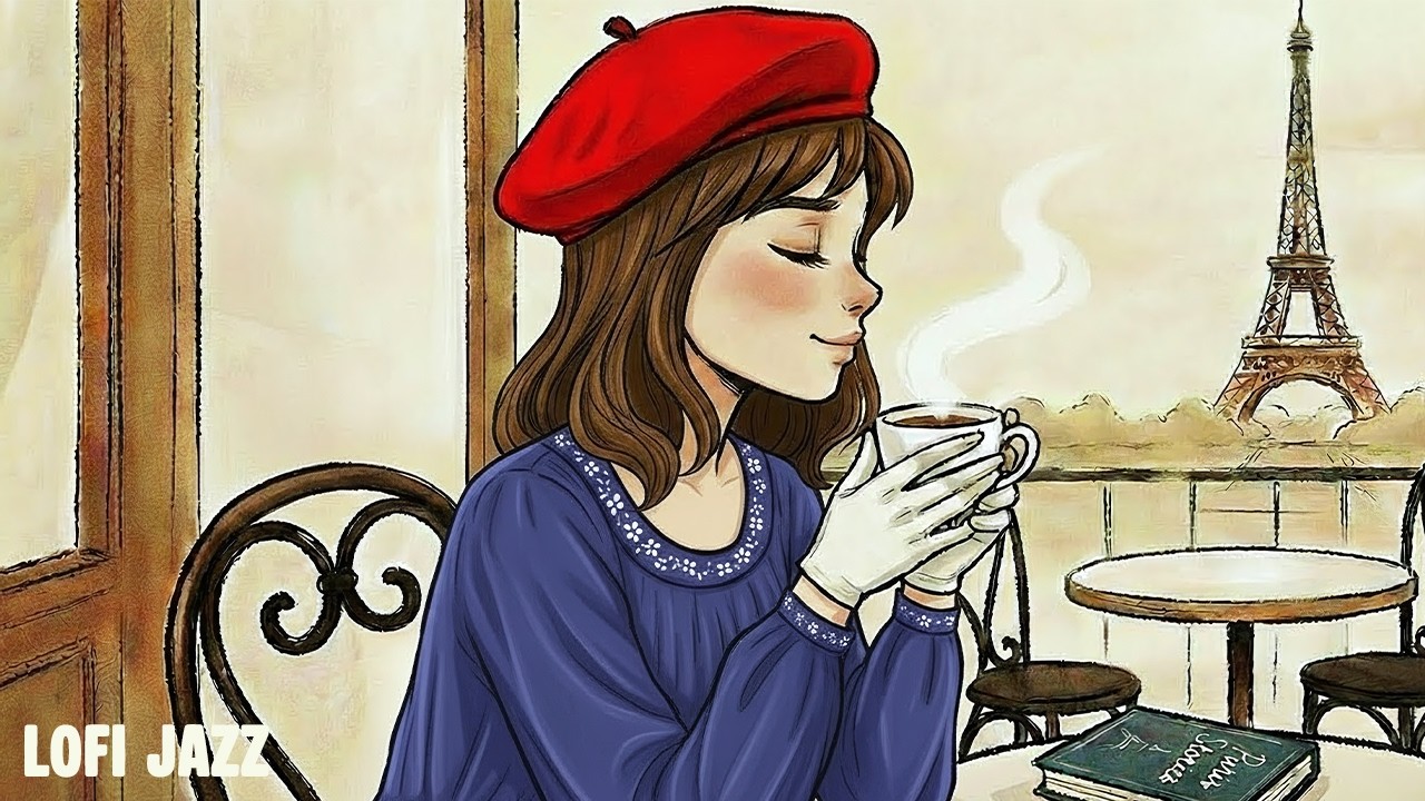 Spring in Paris Café ☕️ French Vintage Jazz