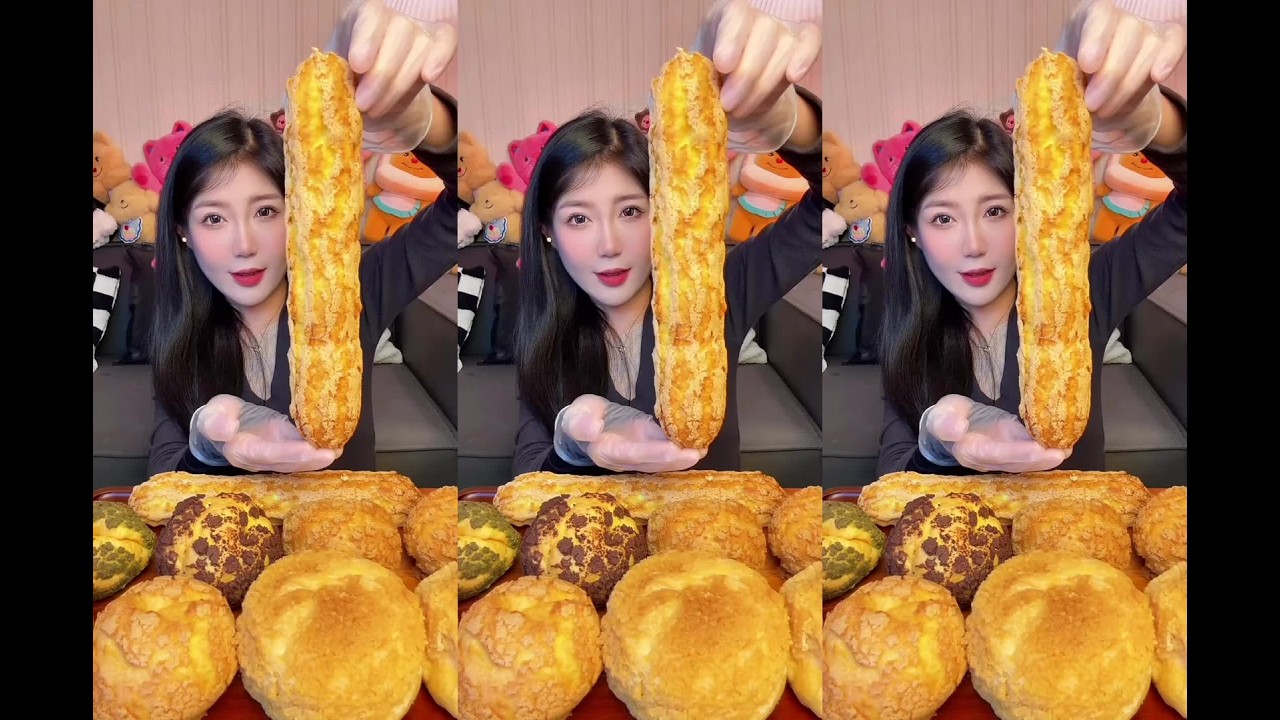 CHINESE MUKBANG SWEETFOOD,CAKE EATING SHOW EATING SPICY NOODLES xiaoxiao