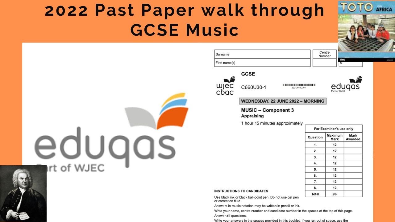 Eduqas GCSE Music Exam Paper Walk Through