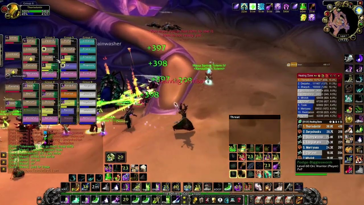 Classic WoW: AQ40 Full BiS Resto Druid PoV