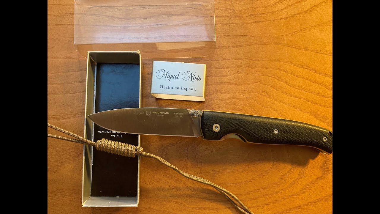 Mi navaja "MIGUEL NIETO Mountain". Sabor agridulce !!!