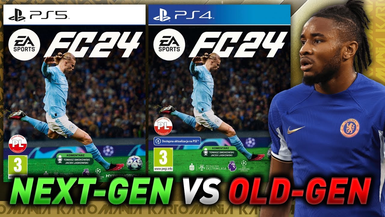 W CZYM EA FC 24 NA STARĄ GENERACJĘ JEST LEPSZE? - POR&Oacute;WNANIE GIER!