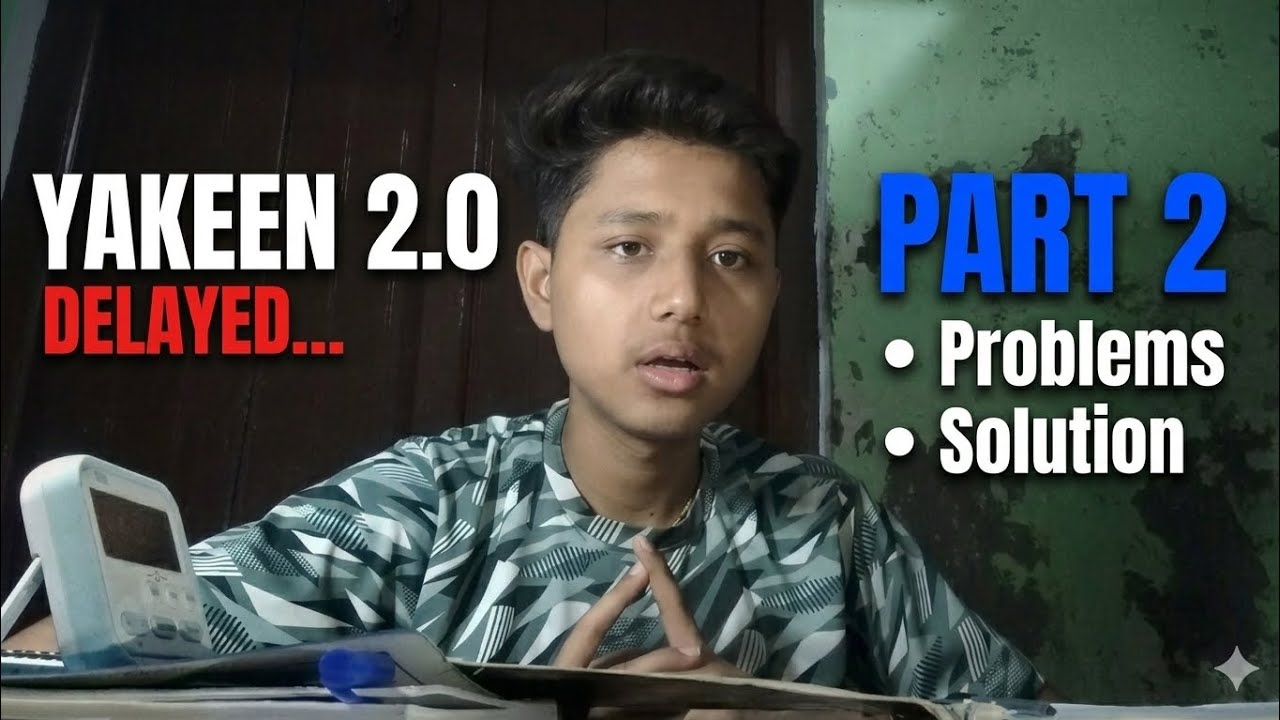 Yakeen 2.0 is delayed&hellip; what to do now? (Part 2)