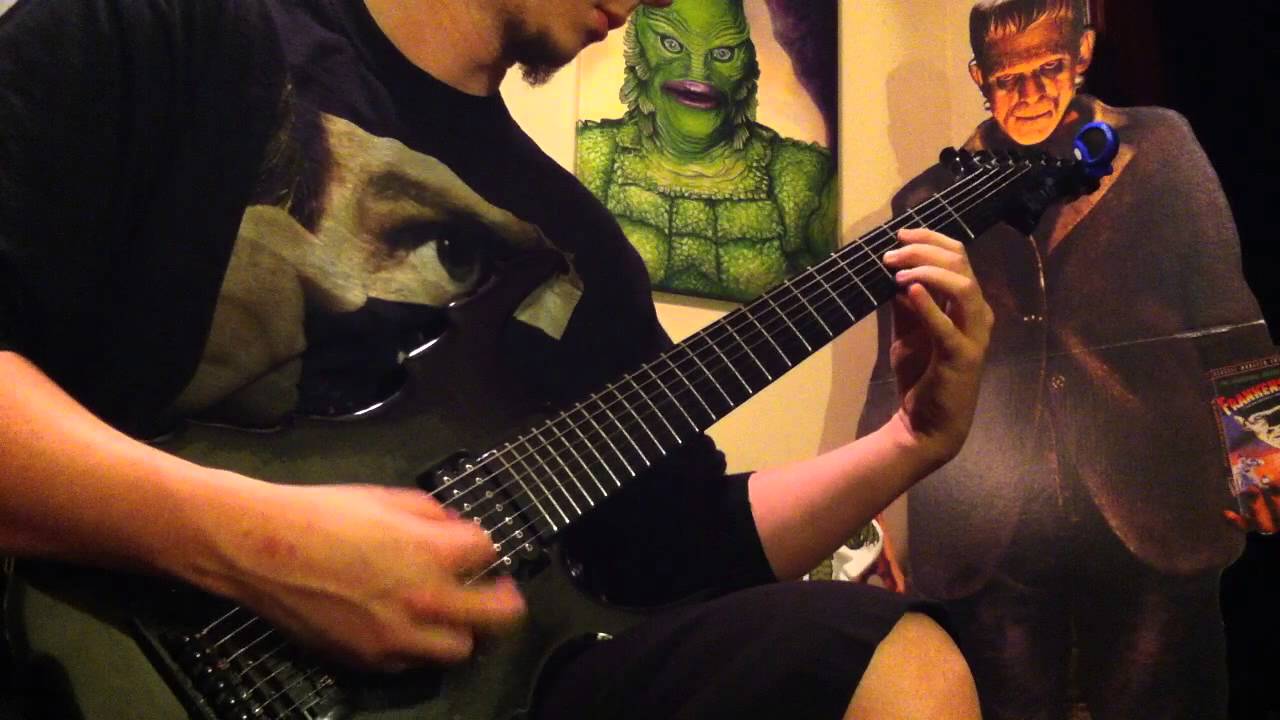 Deeds of Flesh- "Hollow Human Husks" (Guitar Play-Through) Craig Peters