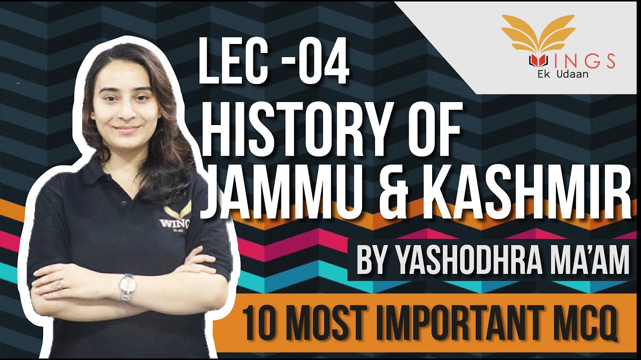 10 Most Important MCQ's On History of Jammu And KashmirIILec-4||JKSSBIIJKPSC||UPSC