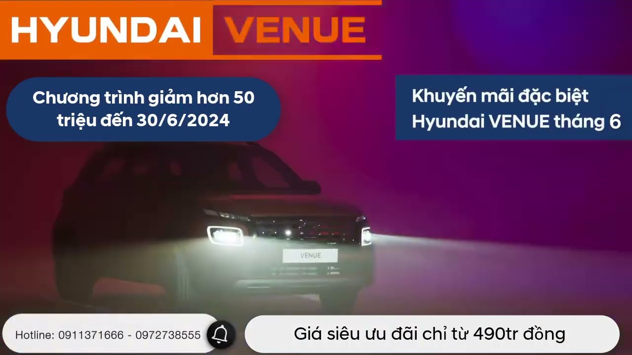 Hyundai Venue giảm gi&aacute; c&ograve;n 490 triệu