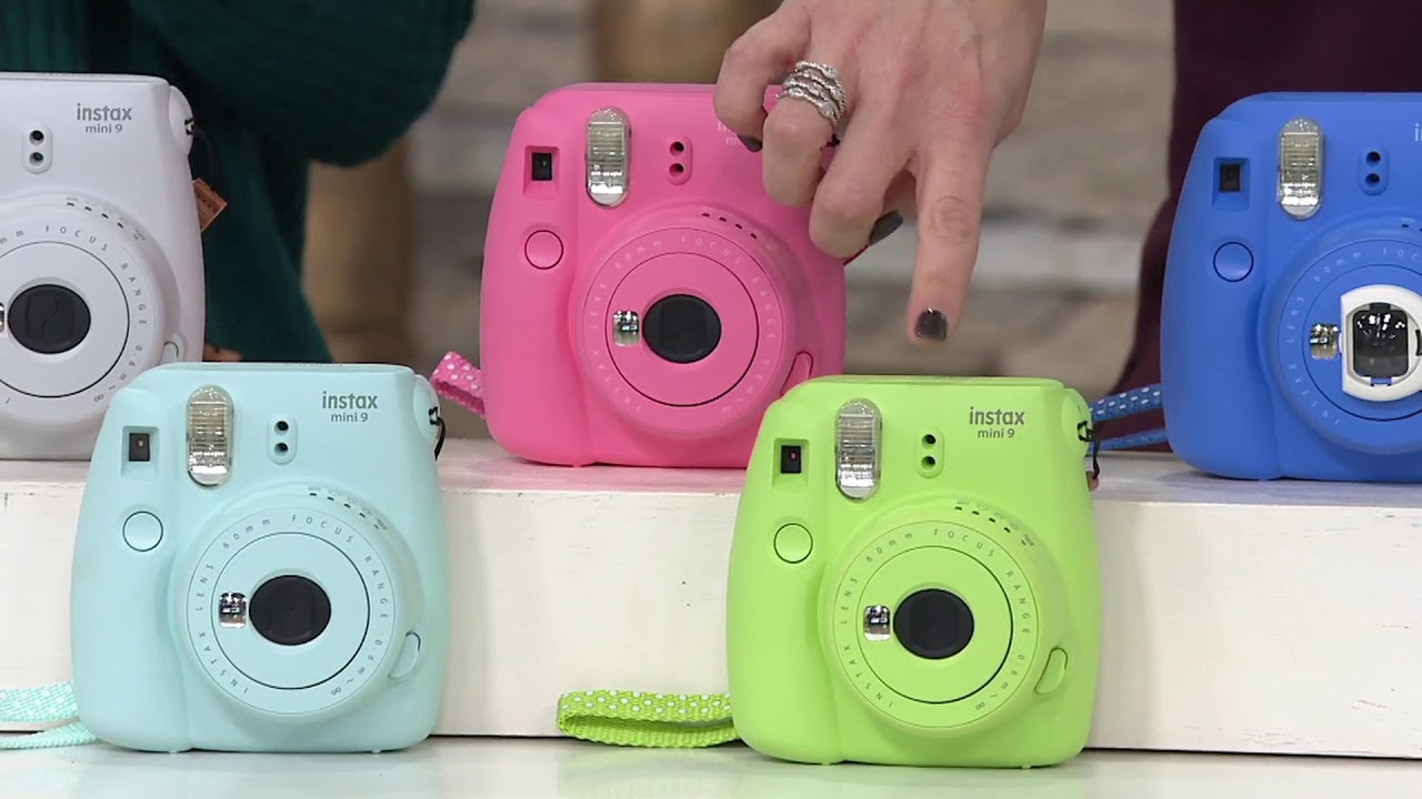 Fujifilm Instax Mini 9 Instant Film Camera with Film and Case on QVC