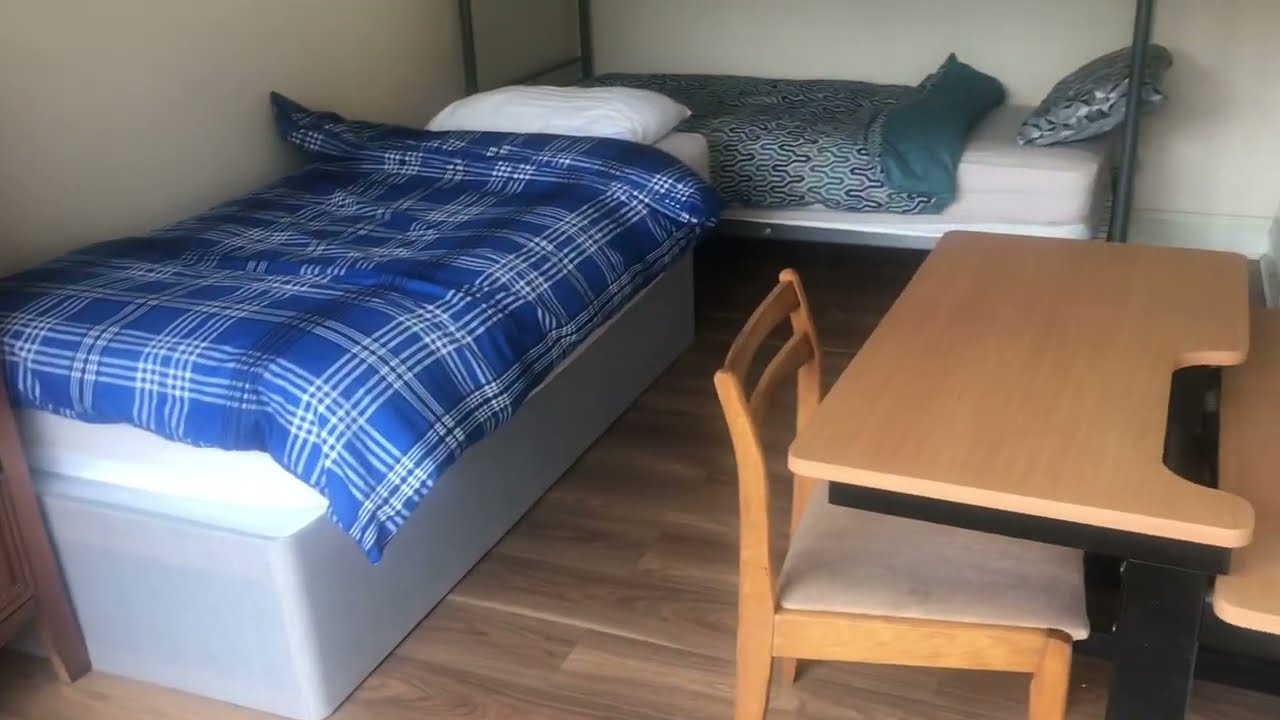Minha primeira acomodação estudantil da escola ISE em Waterford Irlanda.