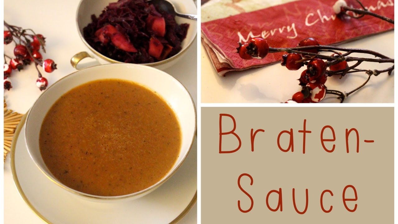 Hausgemachte Braten-Sauce zum Fest / VEGAN