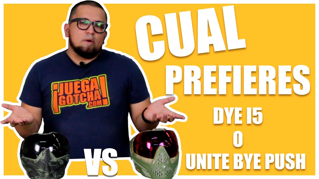 Careta Dye i5 Gotcha Paintball Extreme / Careta Unite bye Push