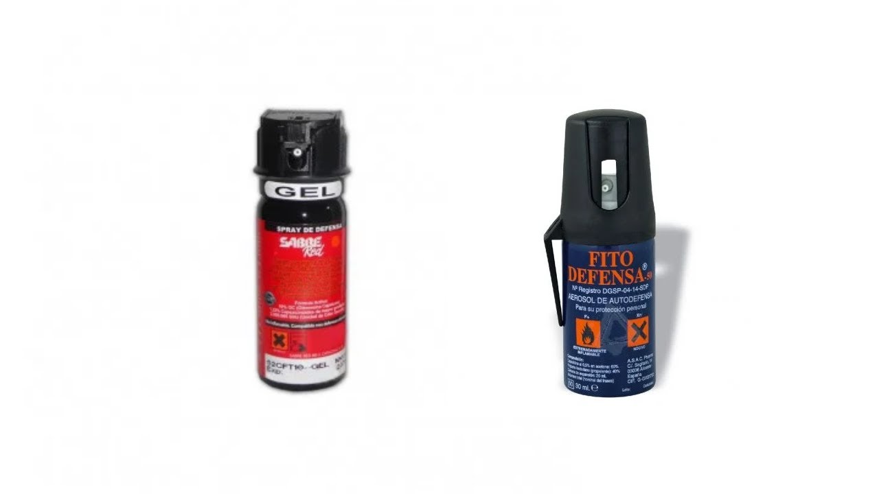 ¿En qué se diferencian los distintos sprays de defensa?