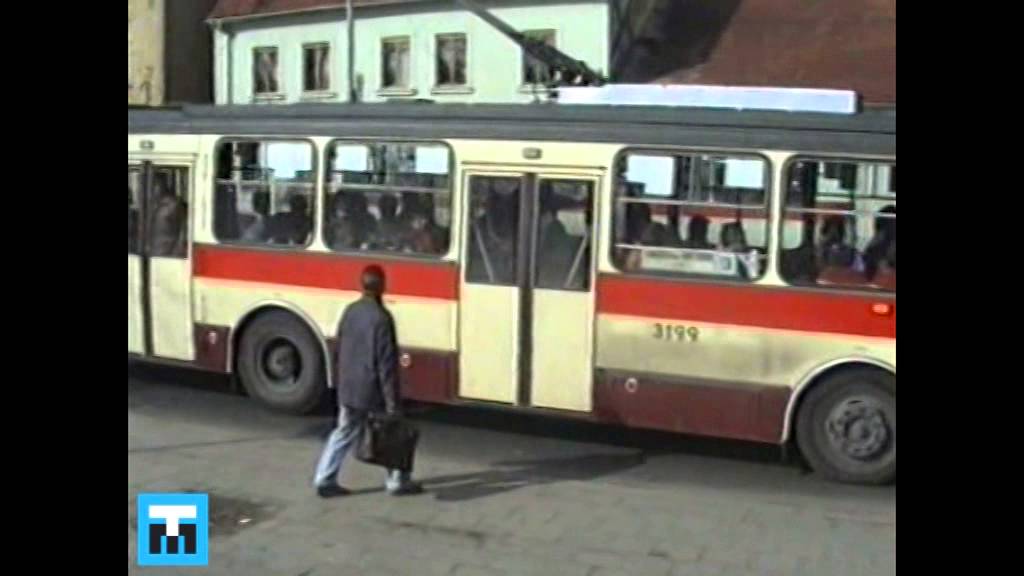 1991 TMB Brno, provoz DPMB, tramvaje, trolejbusy, autobusy