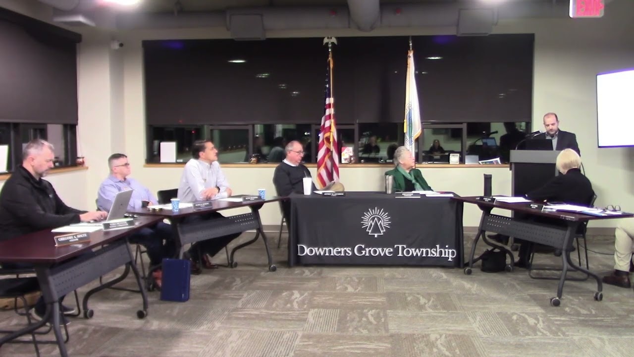 Downers Grove Township - Board Meeting - October 20, 2025