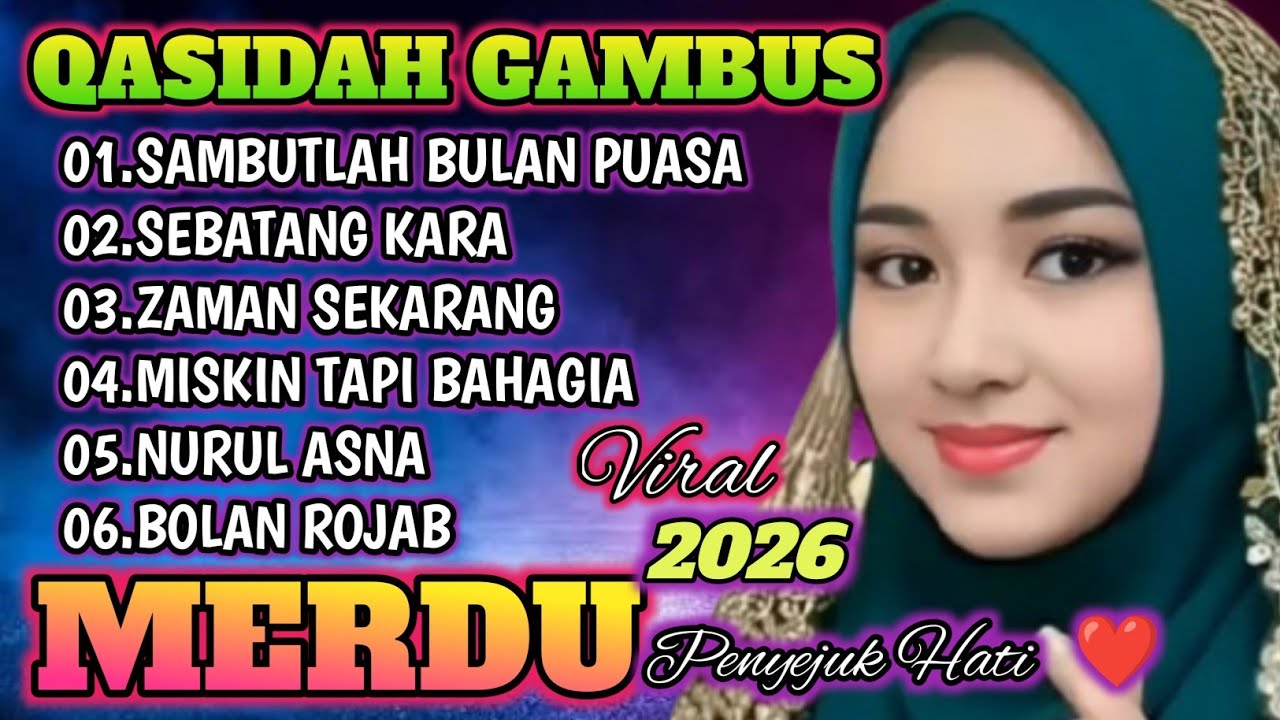 KOLEKSI QASIDAH TERMAHALL 2026‼️VIRAL NO 1✨MERDU SEJUKAN HATI SAMBUT RAMADHAN 