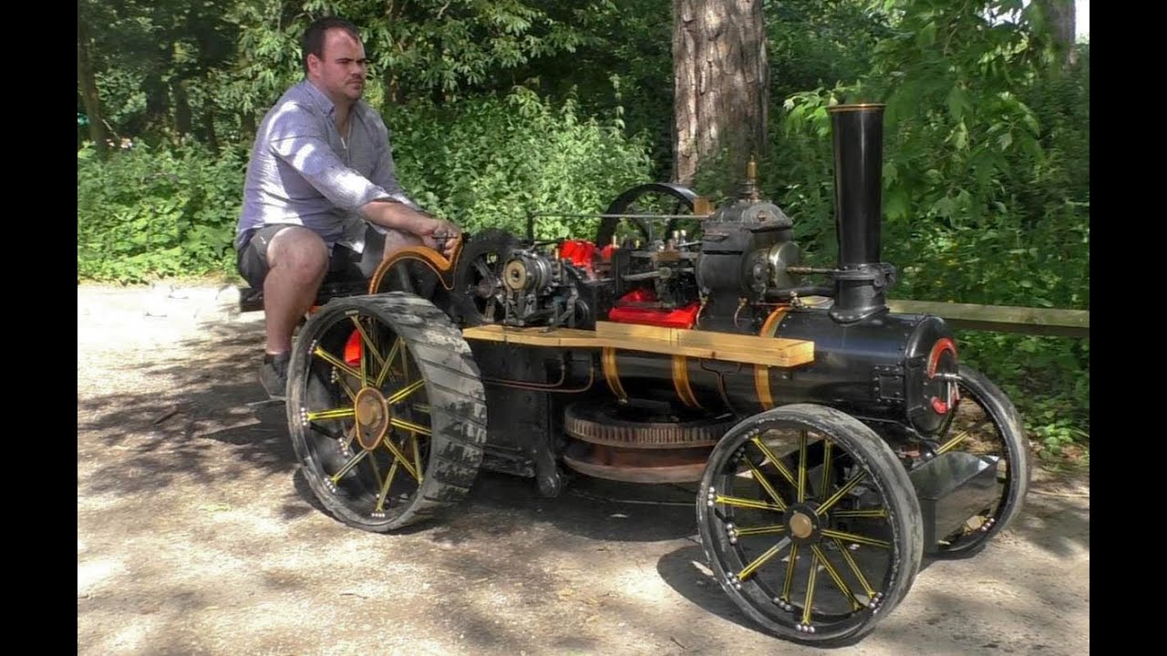 4 inch scale Fowler BB1 Ploughing engine at Leyland Society of Model Engineers - Live Steam