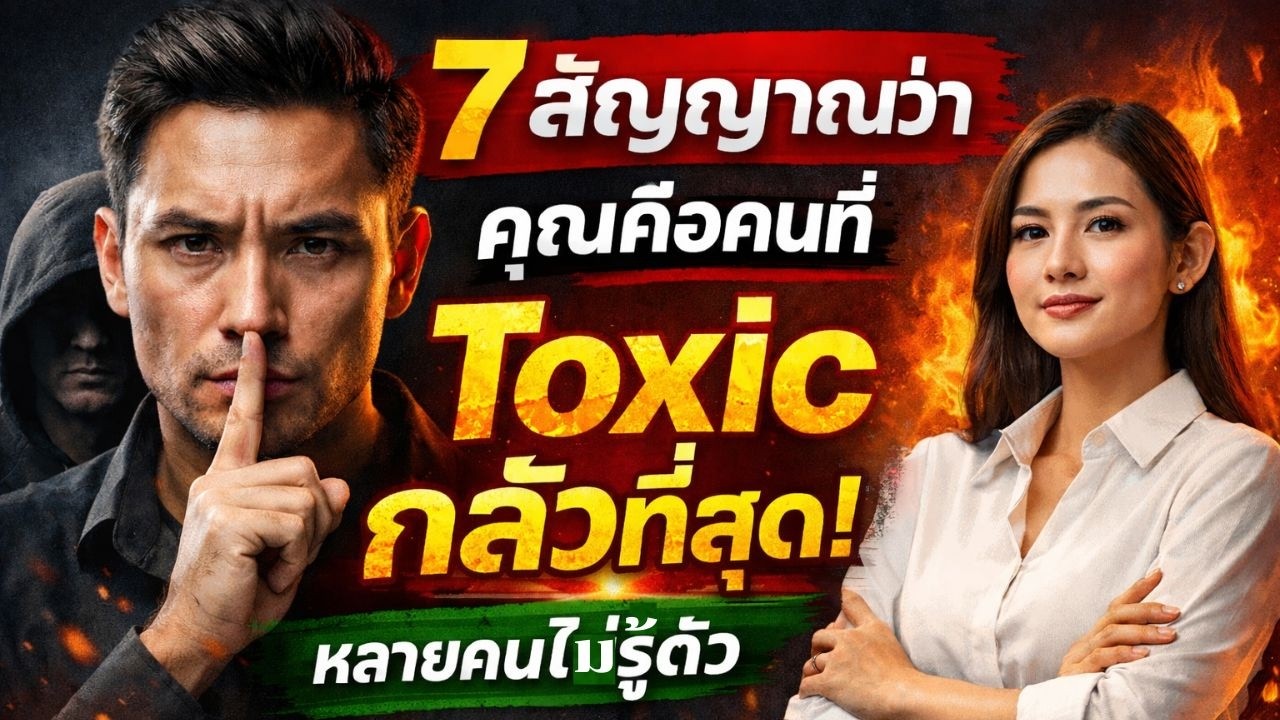 7 สัญญาณว่าคุณคือคนที่ Toxic กลัวที่สุด | หลายคนเป็นแบบนี้โดยไม่รู้ตัว