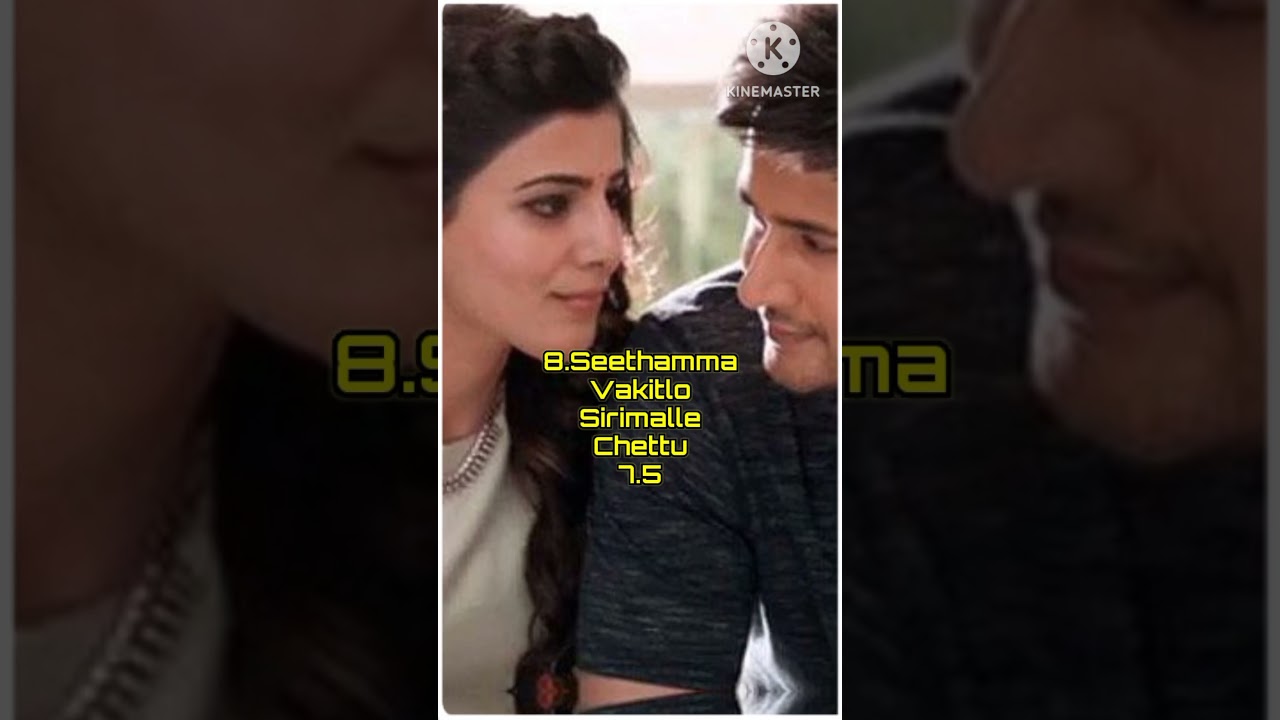 Samantha's top 10 films according to IMDB. #top10 #samantharuthprabhu #editz