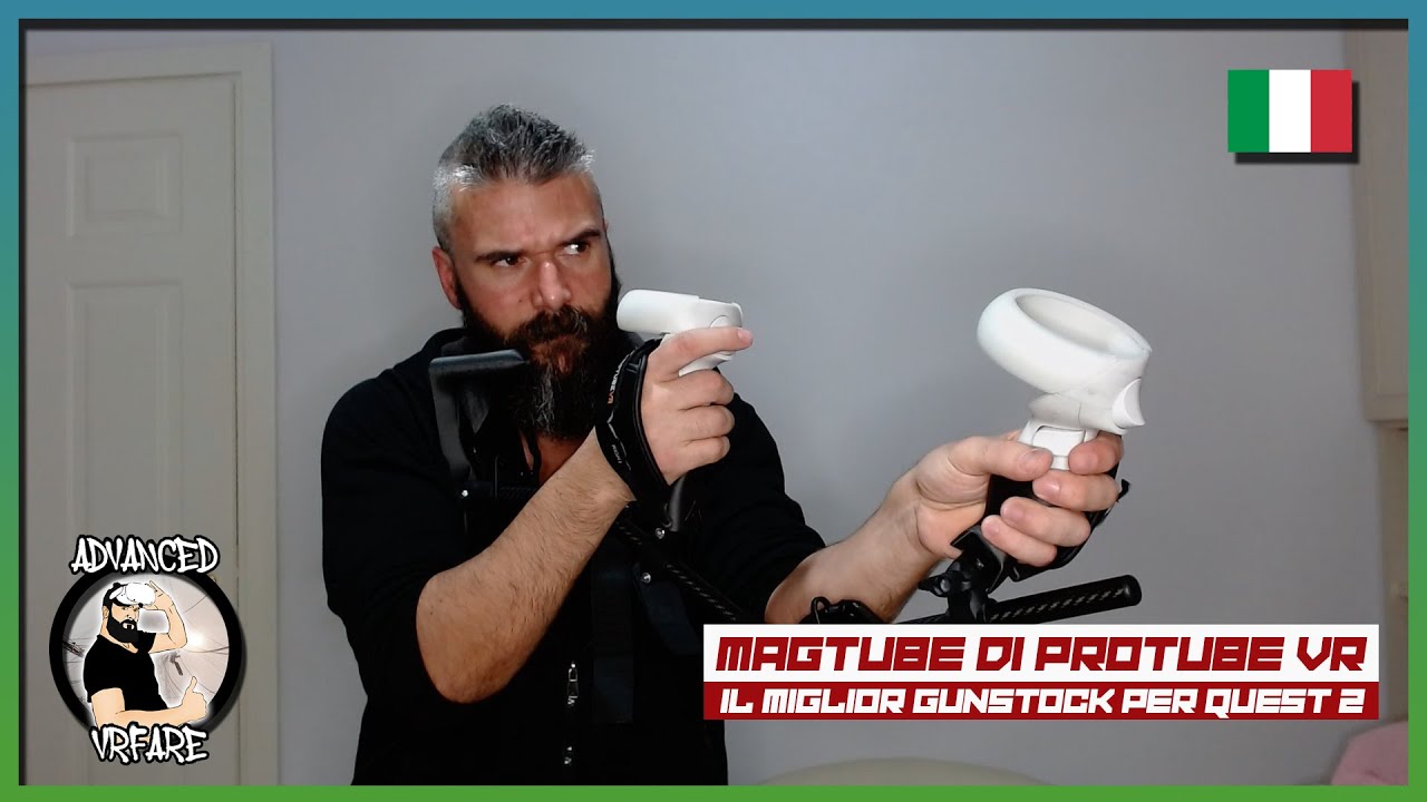 ProtubeVR mi ha mandato Magtube ed &egrave; rivoluzionario, il miglior gunstock per Quest 2 in assoluto