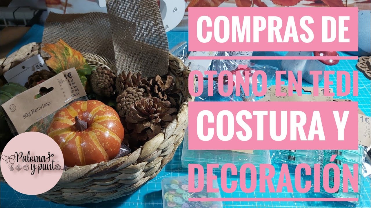 🛍️🧵Compras de otoño en TEDI, costura y decoración 🧵🛍️