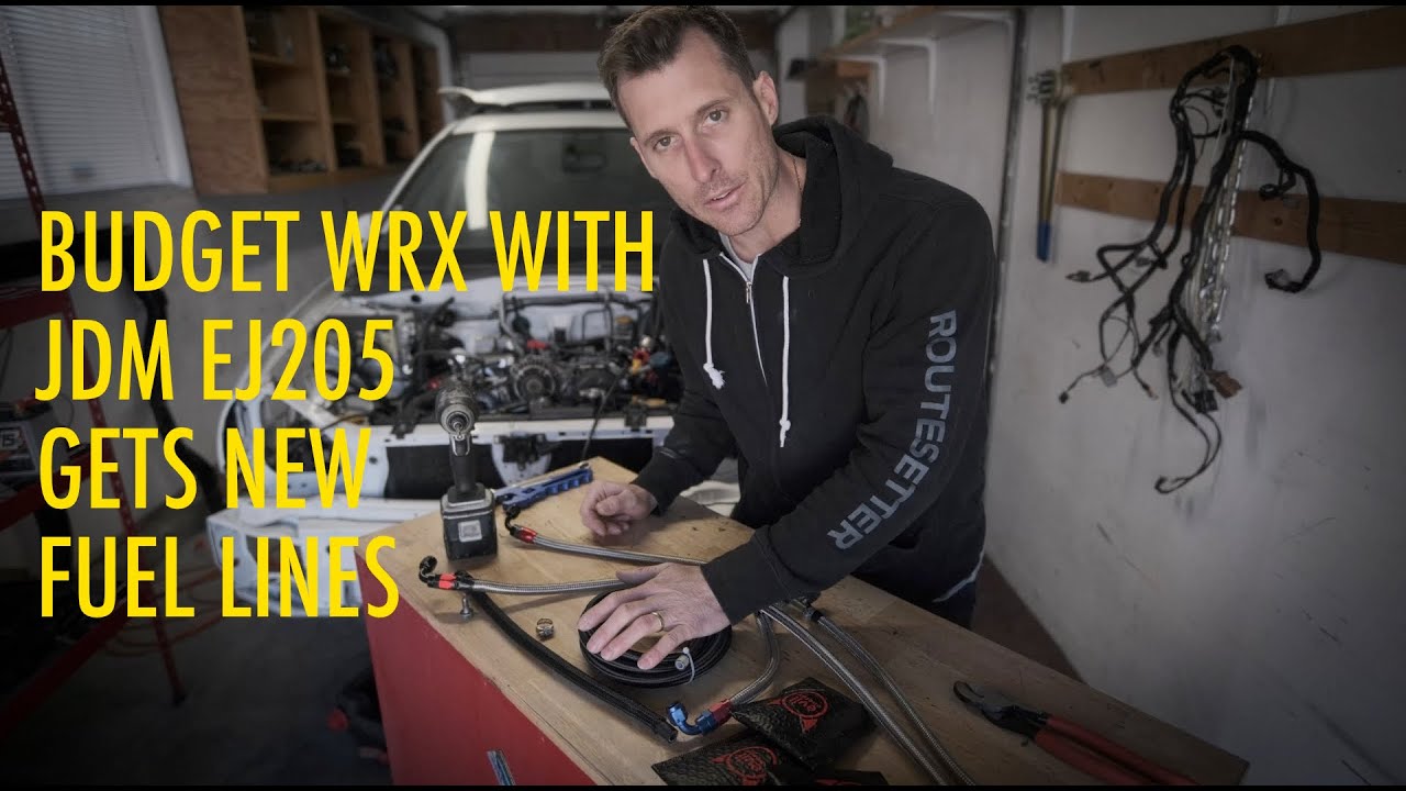 Budget Subaru WRX Wagon Update | -6AN PTFE Custom Fuel Line Install