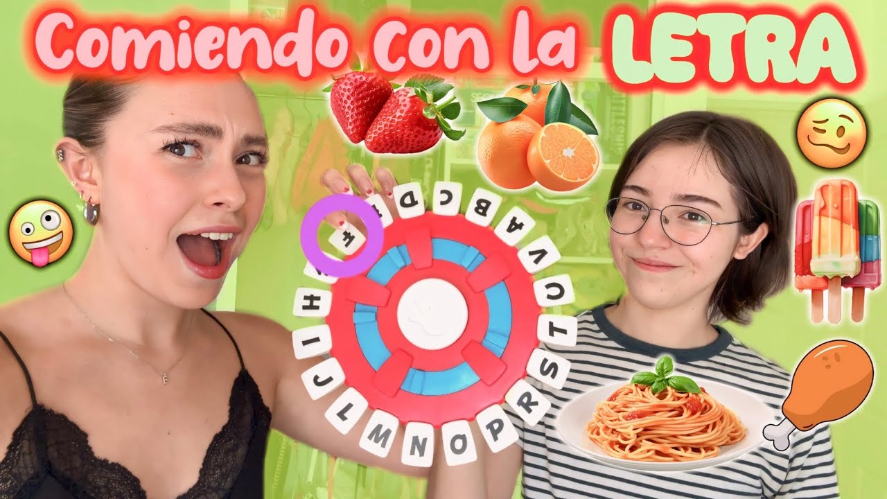 COMIENDO CON LA LETRA QUE TOQUE😳🍔🥗- Emilyn