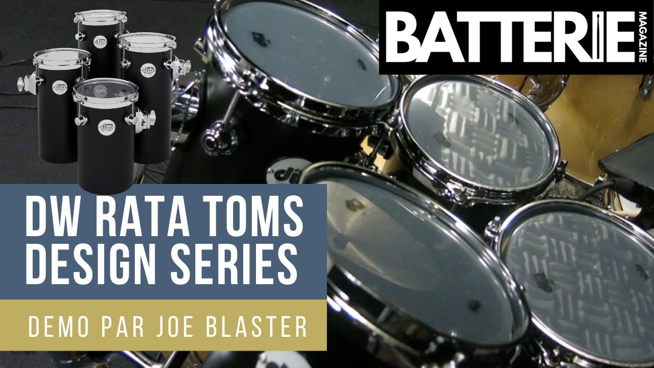 DW Rata Toms Design Series - DEMO | Batterie Magazine #184