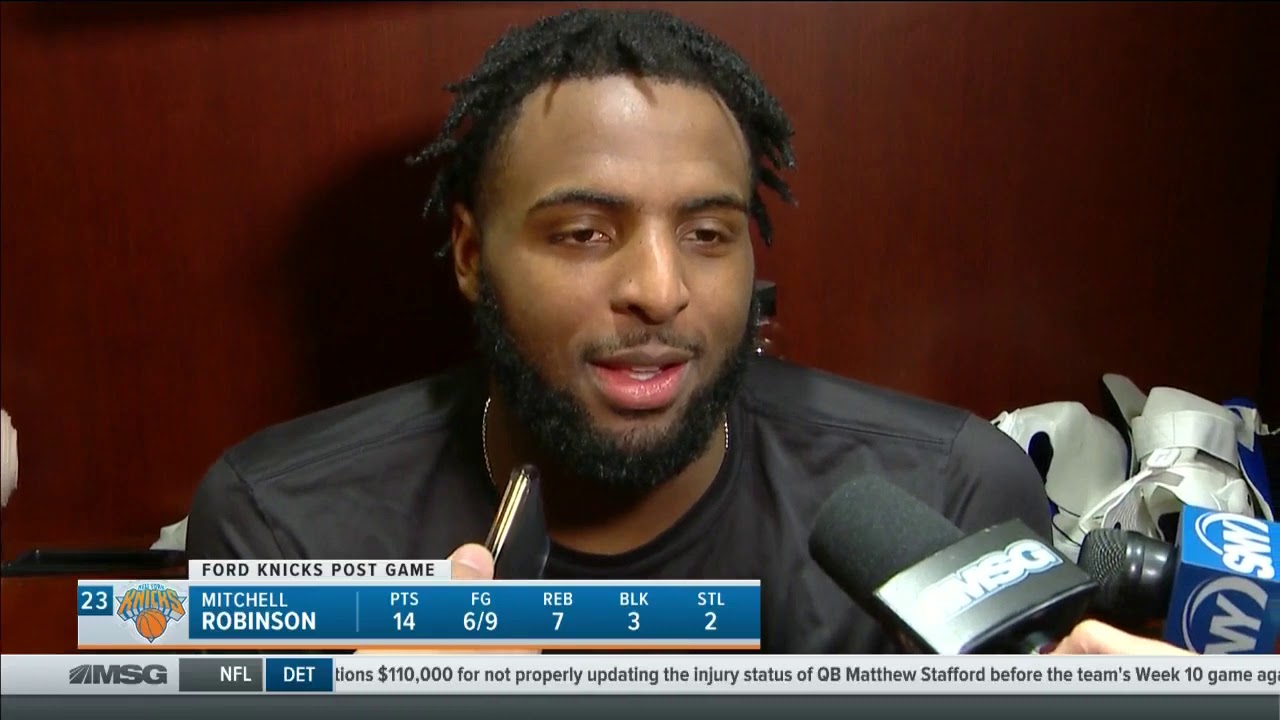 Mitchell Robinson Speaks After the Knicks Loss to the Pacers