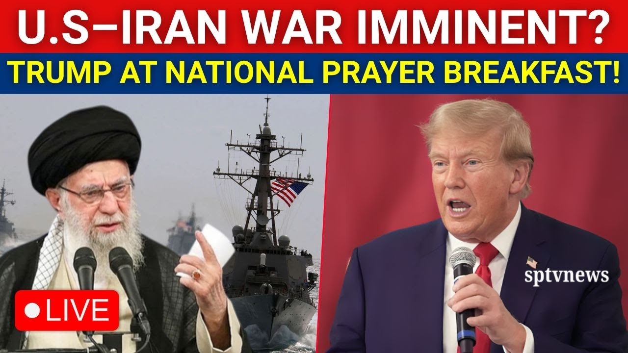 TRUMP LIVE: U.S VS IRAN WAR IMMINENT? Donald Trump Shocks America at NATIONAL PRAYER BREAKFAST!