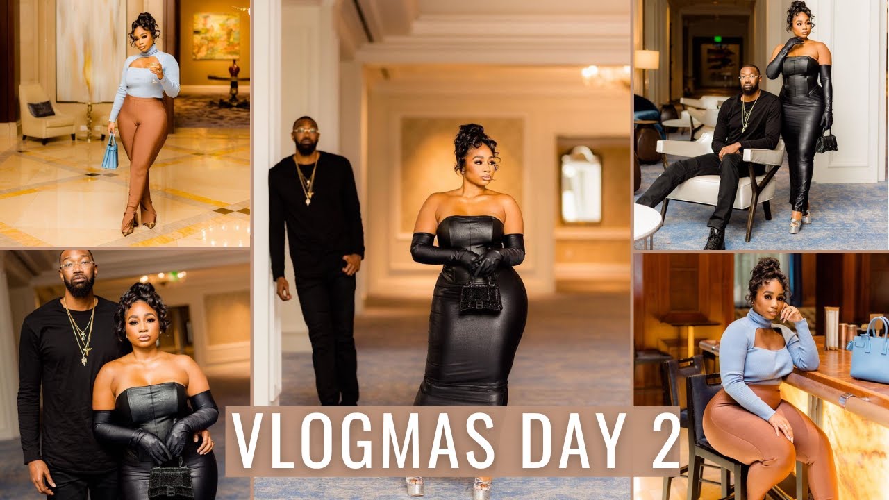 VLOGMAS Day 2 | Holiday Shoots, Ritz Carlton Baecation, + More | JaLisaEVaughn