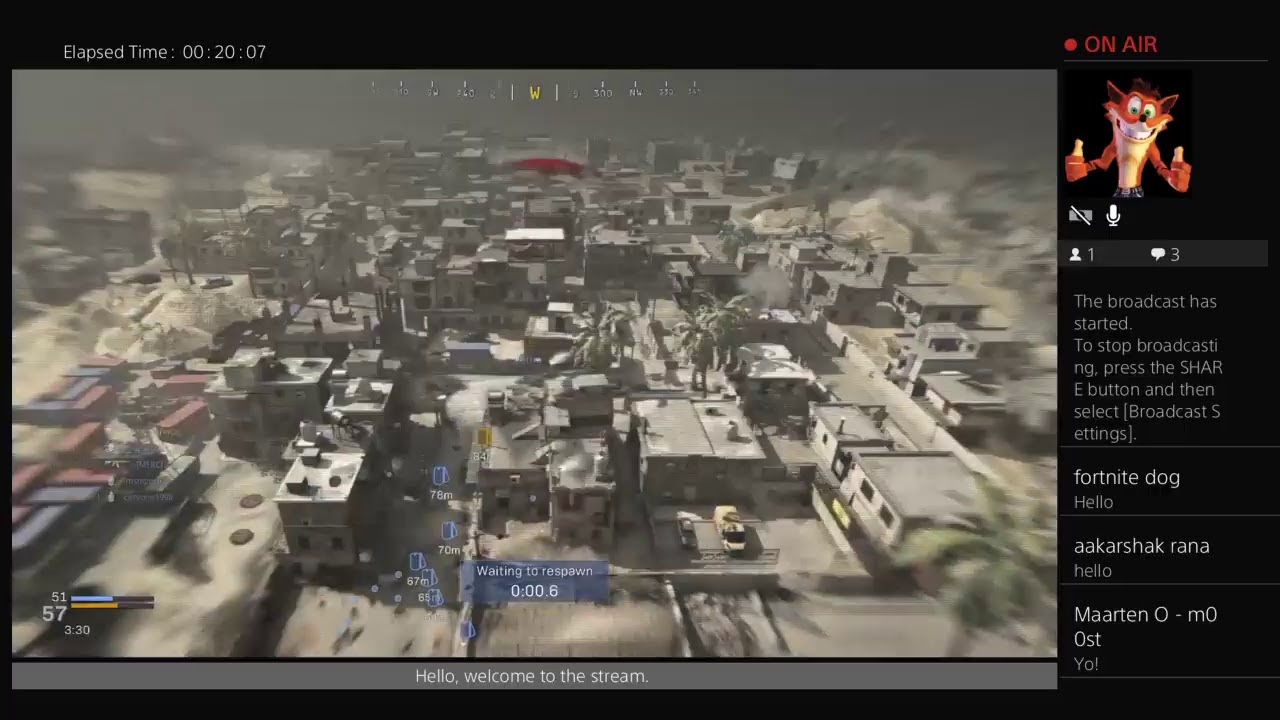 Live PS4 Cod, harcore 10v10 moshpit