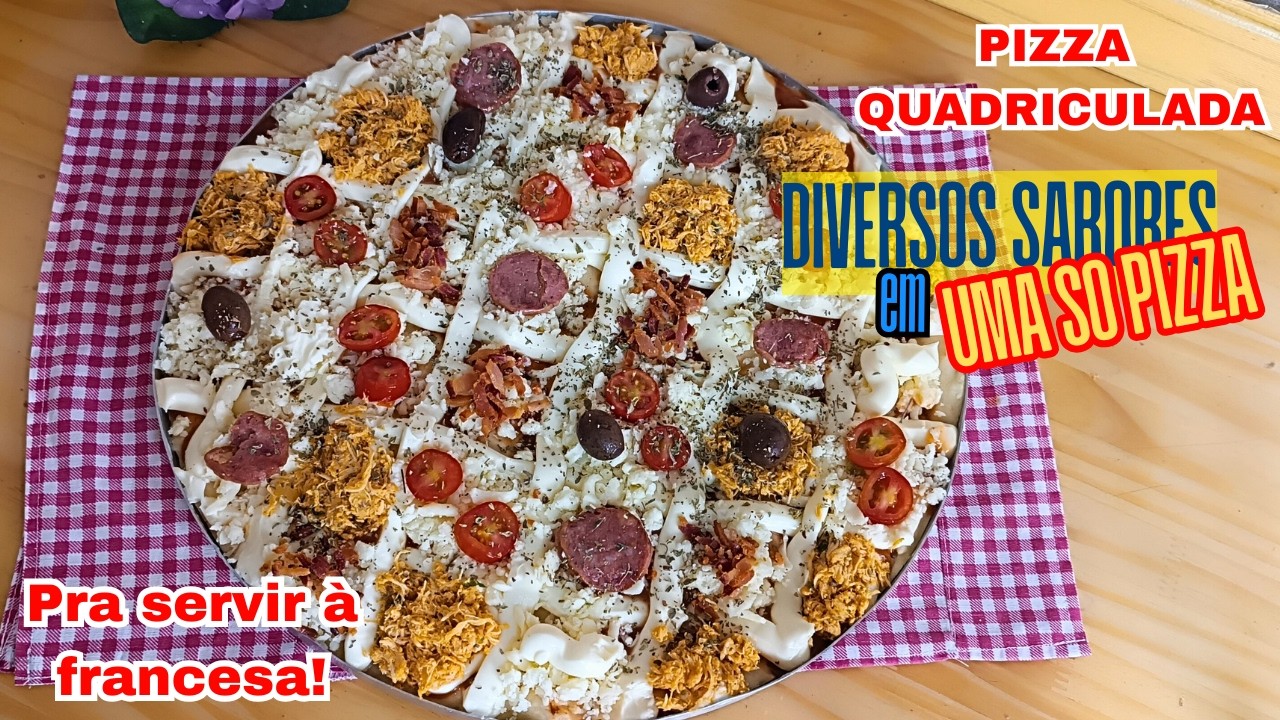 PIZZA SEM SOVAR, SEM BAGUNÇA E SEM SUJEIRA - MASSA CROCANTE - UMA SÓ PIZZA, DIVERSOS SABORES!