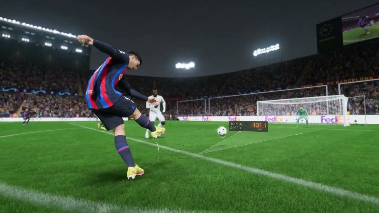 FIFA 23 GAMEPLAY - Robert Lewandowski Power Shot Goal