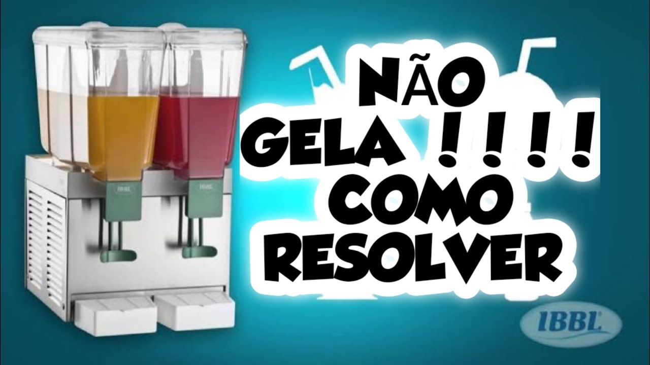 MAQUINA DE SUCO NÃO GELA ( UM DOS PROBLEMAS ) COMO RESOLVER